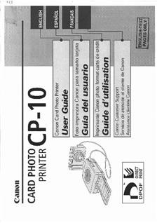 Canon CP 10 manual